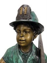 Load image into Gallery viewer, Firefighter Boy Fountain Jumbo