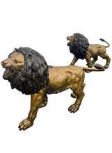 Load image into Gallery viewer, Standing Lions Right and Left Monumental
