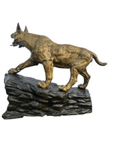 Load image into Gallery viewer, Bobcat on Rock Monumental