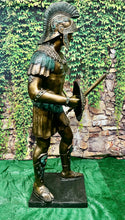 Load image into Gallery viewer, Roman/Spartan Soldier Monumental Bronze Sculpture