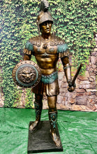Load image into Gallery viewer, Roman/Spartan Soldier Monumental Bronze Sculpture