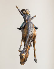Load image into Gallery viewer, Boy and Girl on Horse Monumental