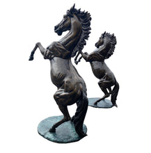 Load image into Gallery viewer, Heroic Rearing Stallions (Right & Left )