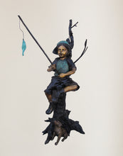 Load image into Gallery viewer, Monumental Fishing Boy on Tree