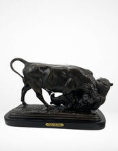 Load image into Gallery viewer, Bear and Bull by Isidore Jules Bonheur