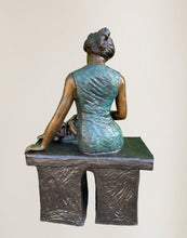 Load image into Gallery viewer, Mother with Baby on Bench