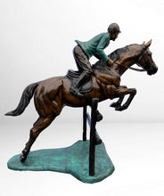 Load image into Gallery viewer, Equestrian Horse Jumping