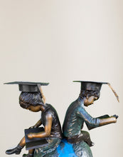 Load image into Gallery viewer, Graduation Day: Boy and Girl on Globe