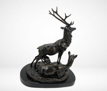 Load image into Gallery viewer, Elk Family by Arthur Jacques Leduc