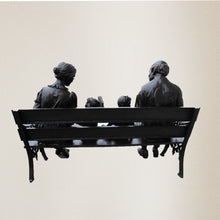 Load image into Gallery viewer, Grandparents with Grandchildren on Bench