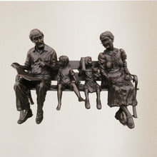 Load image into Gallery viewer, Grandparents with Grandchildren on Bench
