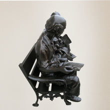 Load image into Gallery viewer, Grandparents with Grandchildren on Bench