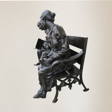 Load image into Gallery viewer, Grandparents with Grandchildren on Bench