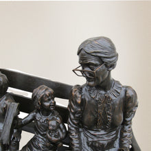 Load image into Gallery viewer, Grandparents with Grandchildren on Bench