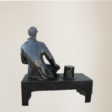 Load image into Gallery viewer, Jumbo Abraham Lincoln on Bench
