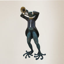 Load image into Gallery viewer, Monumental Three Frogs Playing Musical Instruments