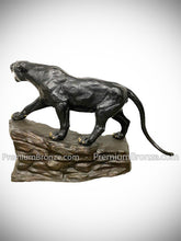 Load image into Gallery viewer, Black Panther on Rock by Max Turner