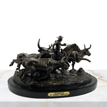 Load image into Gallery viewer, Stampede by Frederic Remington