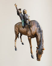 Load image into Gallery viewer, Boy and Girl on Horse Monumental