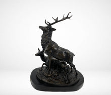 Load image into Gallery viewer, Elk Family by Arthur Jacques Leduc