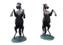 Load image into Gallery viewer, Heroic Rearing Stallions (Right & Left )