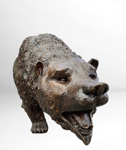 Load image into Gallery viewer, Bear Encounter: Two Life Size Bear Bronze Statues