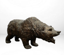 Load image into Gallery viewer, Bear Encounter: Two Life Size Bear Bronze Statues