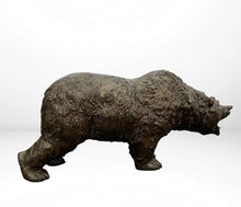 Load image into Gallery viewer, Bear Encounter: Two Life Size Bear Bronze Statues