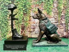 Load image into Gallery viewer, German Shepherd Service Dog Bronze Statue
