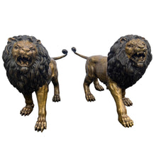 Load image into Gallery viewer, Standing Lions Right and Left Monumental
