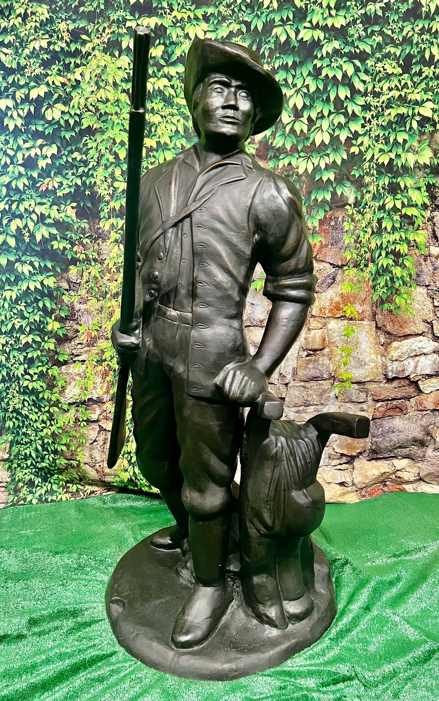 Minuteman Bronze Statue