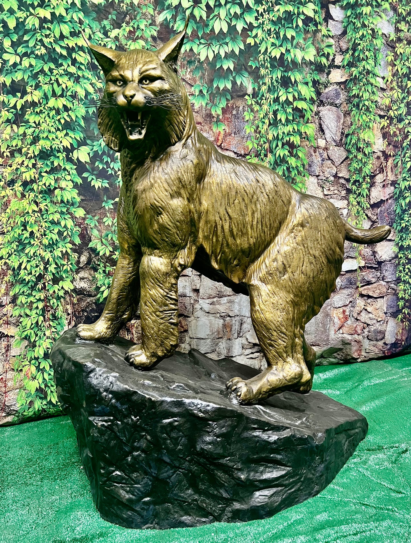 Wildcat Monumental Bronze Statue