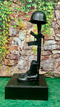 Load image into Gallery viewer, Vietnam Era Fallen Soldier Bronze Statue
