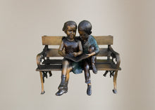 Load image into Gallery viewer, African American Children on Bench
