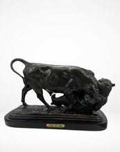 Load image into Gallery viewer, Bear and Bull by Isidore Jules Bonheur
