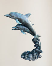 Load image into Gallery viewer, Two Dolphins Fountain Monumental
