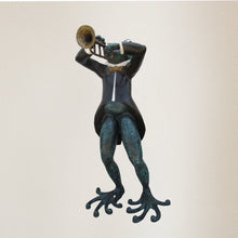 Load image into Gallery viewer, Monumental Three Frogs Playing Musical Instruments
