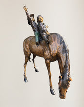 Load image into Gallery viewer, Boy and Girl on Horse Monumental
