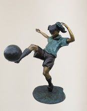 Load image into Gallery viewer, Girl Playing Soccer
