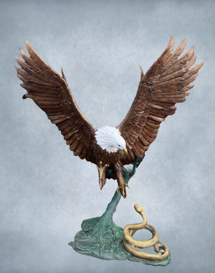 Eagle with Snake by Max Turner